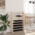 Botellero con tablero superior madera de pino 72,5x25x111,5