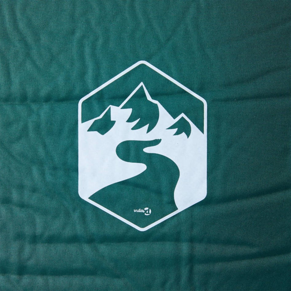 Colchón de camping autoinflable con almohada 1 persona