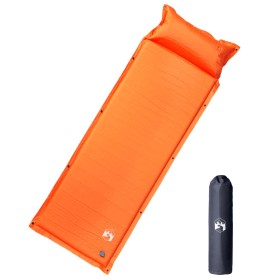 Colchón de camping autoinflable con almohada 1 persona
