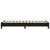 Estructura de cama sin colchón tela negro 80x200
