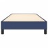 Estructura de cama sin colchón tela azul 100x200