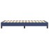 Estructura de cama sin colchón tela azul 100x200