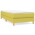 Estructura de cama sin colchón tela verde 90x200