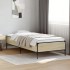 Estructura cama madera ingeniería metal roble Sonoma 75x190