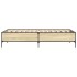 Estructura cama madera ingeniería metal roble Sonoma 75x190