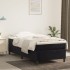 Estructura de cama sin colchón terciopelo negro 100x200