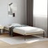 Estructura cama madera ingeniería metal roble Sonoma 90x200