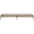 Estructura cama madera ingeniería metal roble Sonoma 90x200