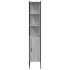 Armario de baño madera de ingeniería gris Sonoma 33x33x185,5
