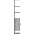 Armario de baño madera de ingeniería gris Sonoma 33x33x185,5