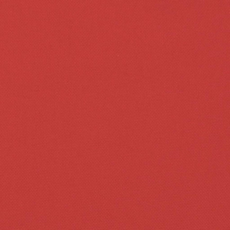 Cojines de silla de jardín 6 uds tela Oxford rojo 40x40x7