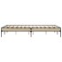 Estructura cama madera ingeniería metal roble Sonoma 120x190