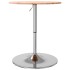 Mesa alta de madera maciza de haya Ø60x89,5