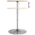Mesa alta de madera maciza de haya Ø60x89,5
