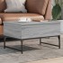 Mesa de centro madera ingeniería metal gris Sonoma 70x50x40