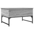 Mesa de centro madera ingeniería metal gris Sonoma 70x50x40