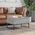 Mesa de centro madera ingeniería metal gris Sonoma 70x50x40