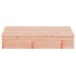 Arenero con tapa madera maciza Douglas 111x111x19,5
