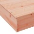 Arenero con tapa madera maciza Douglas 111x111x19,5