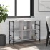 Aparador de madera de ingeniería gris Sonoma 102x32x73,5