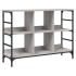 Aparador de madera de ingeniería gris Sonoma 102x32x73,5