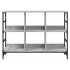 Aparador de madera de ingeniería gris Sonoma 102x32x73,5