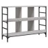 Aparador de madera de ingeniería gris Sonoma 102x32x73,5