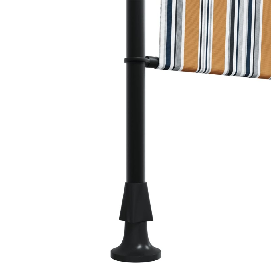 Persiana enrollable exterior tela acero amarillo y