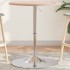 Mesa alta de madera maciza roble Ø60x89,5