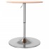 Mesa alta de madera maciza roble Ø60x89,5