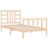 Estructura de cama sin colchón madera maciza de pino 90x200