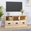 Mueble para TV madera contrachapada roble Sonoma 100x35x50 cm