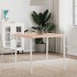 Tablero de mesa cuadrado de madera maciza de haya 80x80x2,5