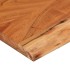 Estante pared rectangular madera acacia borde vivo