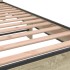 Estructura cama madera ingeniería metal roble Sonoma 75x190