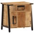 Mesita de noche madera maciza de mango 40x30x42