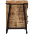 Mesita de noche madera maciza de mango 40x30x42