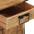 Mesita de noche madera maciza de mango 40x30x42