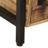Mesita de noche madera maciza de mango 40x30x42