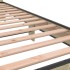 Estructura cama madera ingeniería metal roble Sonoma 90x200