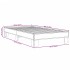 Estructura cama madera ingeniería metal gris Sonoma 100x200