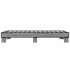 Estructura cama madera ingeniería metal gris Sonoma 90x190
