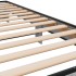 Estructura cama madera ingeniería metal gris Sonoma 90x190