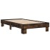 Estructura cama madera ingeniería metal roble humo 75x190