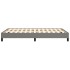 Estructura de cama sin colchón tela gris oscuro 120x190