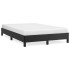 Estructura de cama sin colchón cuero sintético negro 120x190