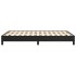 Estructura de cama sin colchón cuero sintético negro 120x190