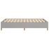 Estructura de cama sin colchón tela gris claro 120x190