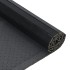 Alfombra rectangular bambú negro 100x500