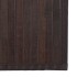 Alfombra rectangular bambú marrón oscuro 100x1000